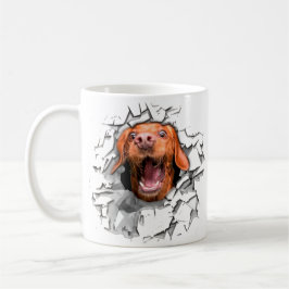Funny dog face coffee Tasse