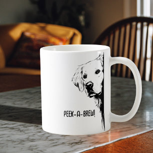 Funny Dog Face & "Flüchtige Blick-a-Brew" Hunde Ma Kaffeetasse