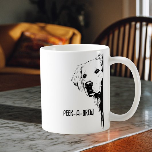 Funny Dog Face & Snacks Hund Mama Spaß Kaffeetasse