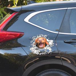 Funny dog face Sticker