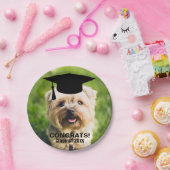 Funny Dog Foto Abschluss Personalisierte Klasse Pappteller (Party)