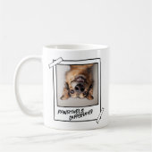 Funny Dog Foto Kaffee Tasse Pawsitiv koffeiniert (Links)