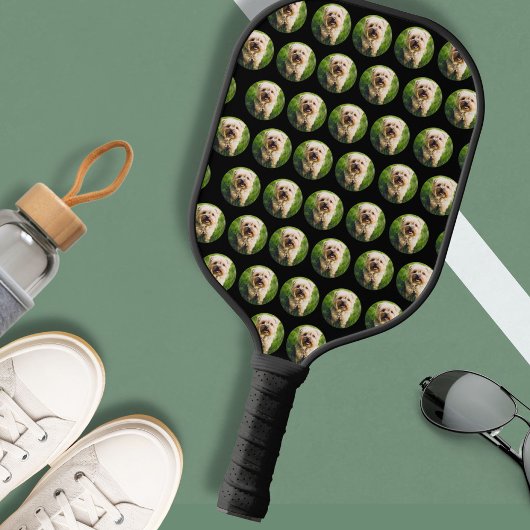 Funny Dog Foto oder jedes Foto Personalisierte Bil Pickleball Schläger