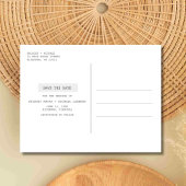 Funny Dog Foto Wedding Save the Date Ankündigungspostkarte