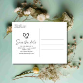 Funny Dog Foto Wedding Save the Date Ankündigungspostkarte