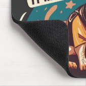 Funny Dog Furz Es passiert Mousepad (Ecke)