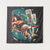 Funny Dog Furz Es passiert Wandteppich (Vorderseite (Horizontal))