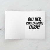 FUNNY DOG GEBURTSTAGSKARTEN, RUFF KARTE (Innenseite)