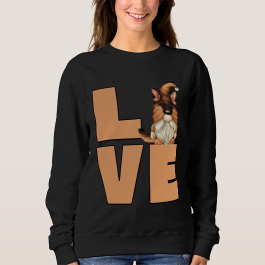 Funny Dog Graphic For Gnome Lover I Love My German Sweatshirt (Vorderseite)