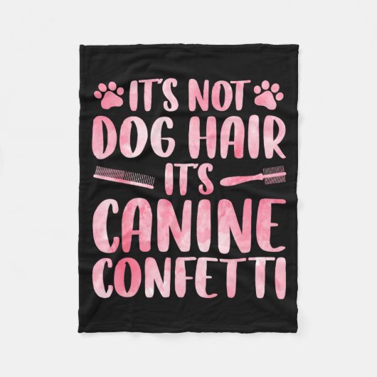 Funny Dog Groomer Art For Men Women Dog Grooming P Fleecedecke (Vorderseite)