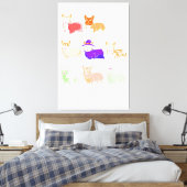 Funny Dog Groomer , Brush Your Hund Grooming Sense Leinwanddruck (Insitu (Schlafzimmer))