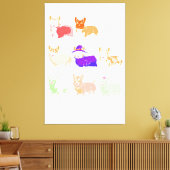 Funny Dog Groomer , Brush Your Hund Grooming Sense Leinwanddruck (Insitu (Wohnzimmer))