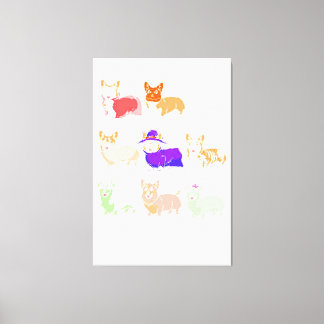 Funny Dog Groomer , Brush Your Hund Grooming Sense Leinwanddruck