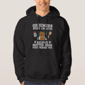 Funny Dog Groomer Kunst für Männer Frauen Hund Gro Hoodie (Vorderseite)