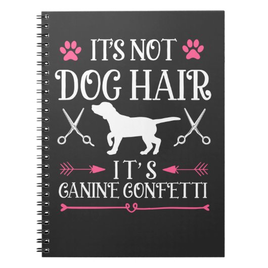 Funny Dog Groomer Quote Canine Puppy Grooming Notizblock (Vorderseite)
