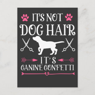 Funny Dog Groomer Quote Canine Puppy Grooming Postkarte
