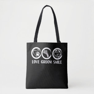 Funny Dog Grooming Animal Friseur Tasche