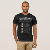 Funny Dog Grooming Humorer Welpe Groomer Spaß T-Shirt (Vorne ganz)