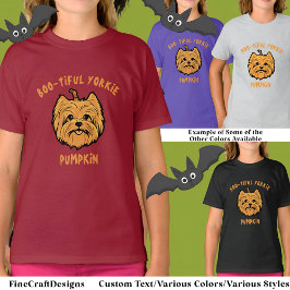 Funny Dog Halloween Pumpkin Individuelle Name Part T-Shirt