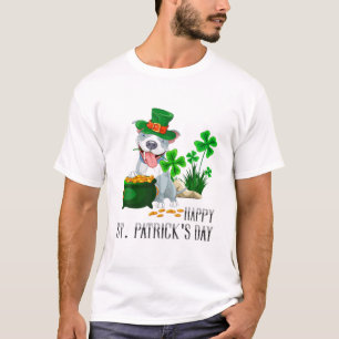 Funny Dog Happy St. Patrick's Day Pot of Gold Sham T-Shirt