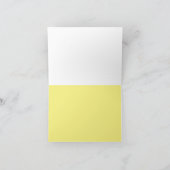 Funny Dog HUH! Personalisiere Dankeskarte (Innenseite)