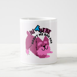 Funny Dog Kaffee Tasse! Jumbo-Tasse