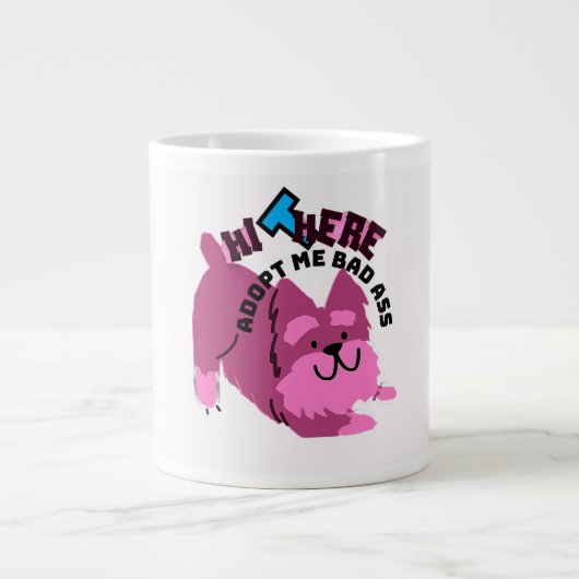 Funny Dog Kaffee Tasse! Jumbo-Tasse (Vorderseite)