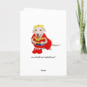 Funny Dog Karte (Rückseite)