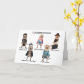 Funny Dog/Labrador Boss Geburtstag Karte (Gelbe Blume)