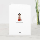 Funny Dog/Labrador Card für den sonnigen Vater Karte (Rückseite)