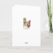 Funny Dog/Labrador Geburtstag für Ehemann Karte (Rückseite)