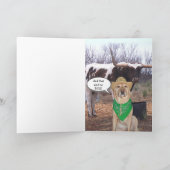 Funny Dog/Labrador Super Birthday Karte (Innenseite)