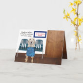 Funny Dog/Labrador wird gut Karte (Gelbe Blume)