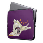 Funny Dog Laptop Case (Vorderseite Links)