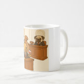 Funny Dog Lawyer Kaffeetasse (VorderseiteRechts)
