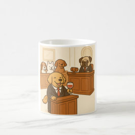 Funny Dog Lawyer Kaffeetasse
