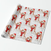 Funny Dog Lover Cavalier King Charles Spaniel Geschenkpapier (Ungerollt)