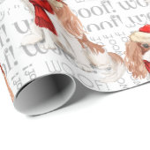 Funny Dog Lover Cavalier King Charles Spaniel Geschenkpapier (Rolleneckpunkt)