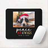 Funny Dog Lover Christmas Photo Cute D Mousepad (Mit Mouse)