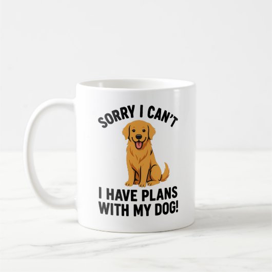 Funny Dog Lover Coffee Tasse - Haustier Geschenk (Links)