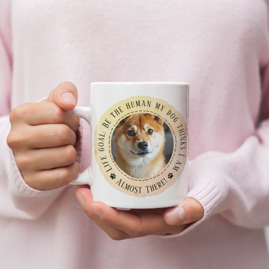 Funny Dog Lover Gift Life Goal Kaffeetasse