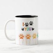 Funny Dog Lover Hund Mama Hund Vater Tasse (Links)
