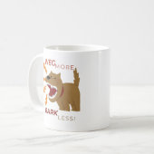 Funny Dog Lover Kaffeetasse (Vorderseite Links)