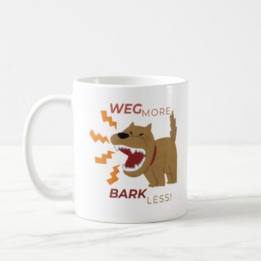 Funny Dog Lover Kaffeetasse (Links)