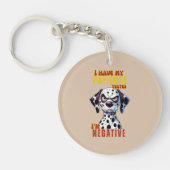 Funny Dog Lover Schlüsselanhänger & Lanyard - 'Pat (Vorderseite)