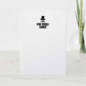 Funny Dog Lover Season's Greetings Christmas Karte (Rückseite)