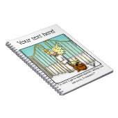 Funny Dog Lover Spaß Notebook Notizblock (Rechte Seite)