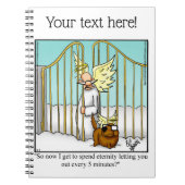 Funny Dog Lover Spaß Notebook Notizblock (Vorderseite)