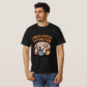 "Funny Dog Lover T - Shirt - Niedliches Pup Spaß T (Vorne ganz)