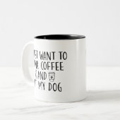 Funny Dog Lover Tasse (Vorderseite Links)